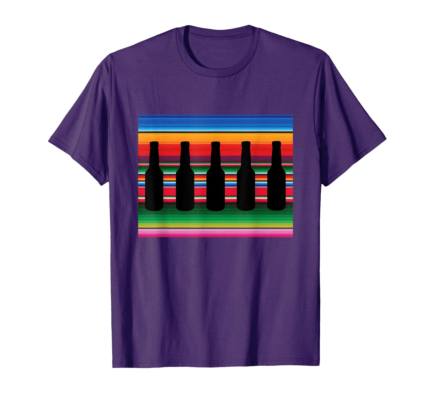 Mexican Blanket Beer T Shirt Serape Funny Beer Shirt