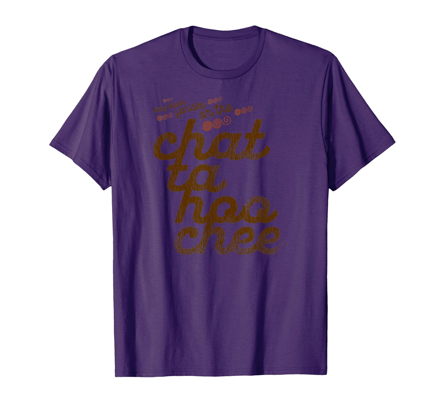 Retro Vintage Way D.O.W.N Yonder On The Chattahoochee T-Shirt