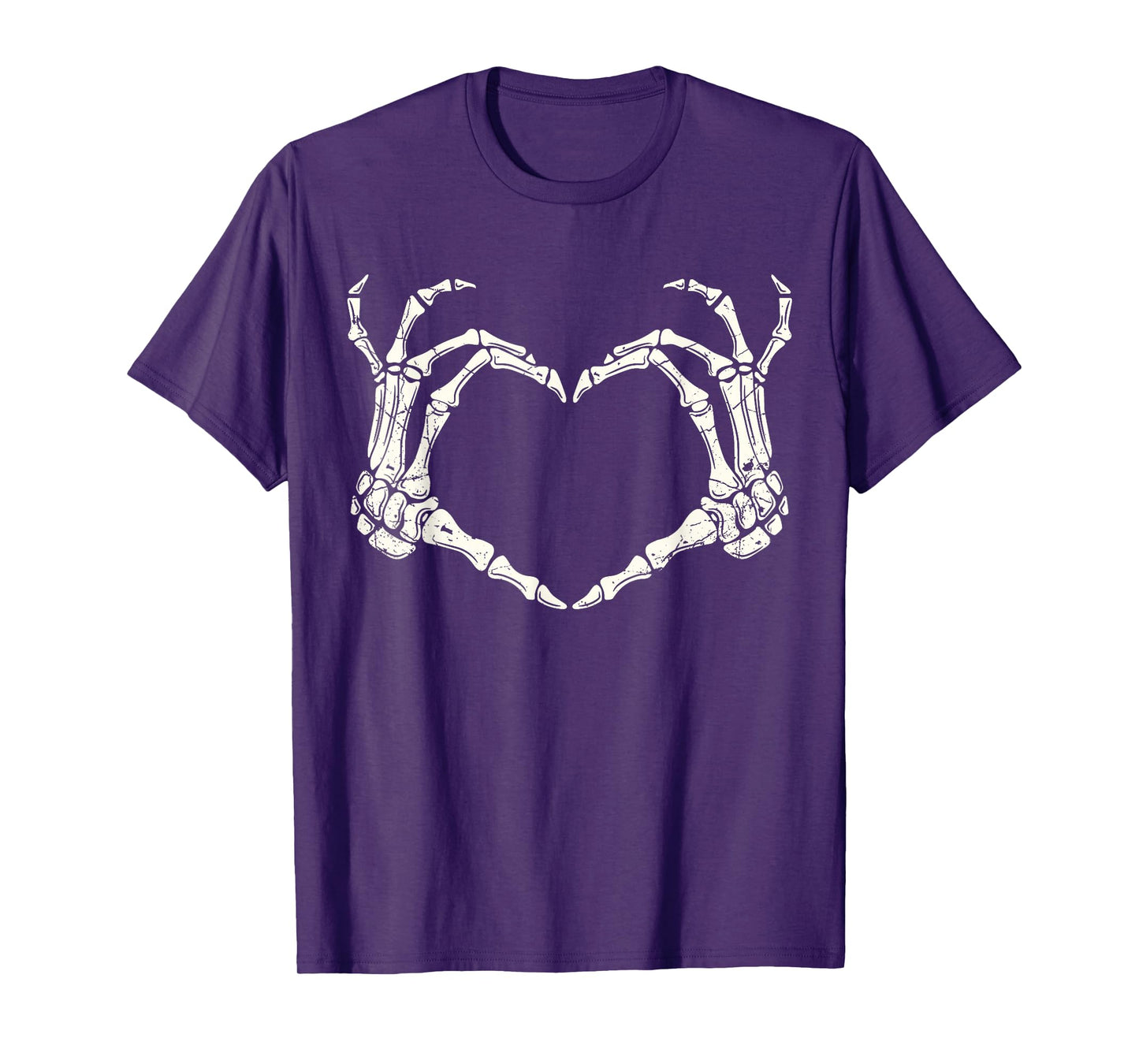 Skeleton Hands Heart Halloween Design Skeleton Halloween T-Shirt