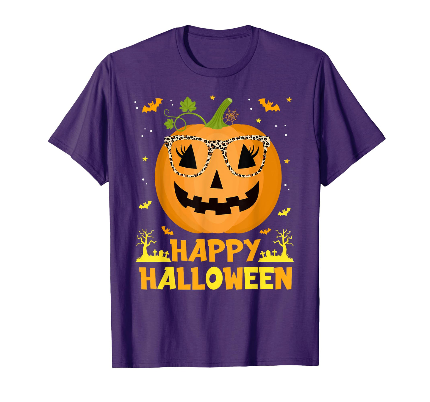 Trick or Treating Halloween Funny Spooky Pumpkin Halloween T-Shirt