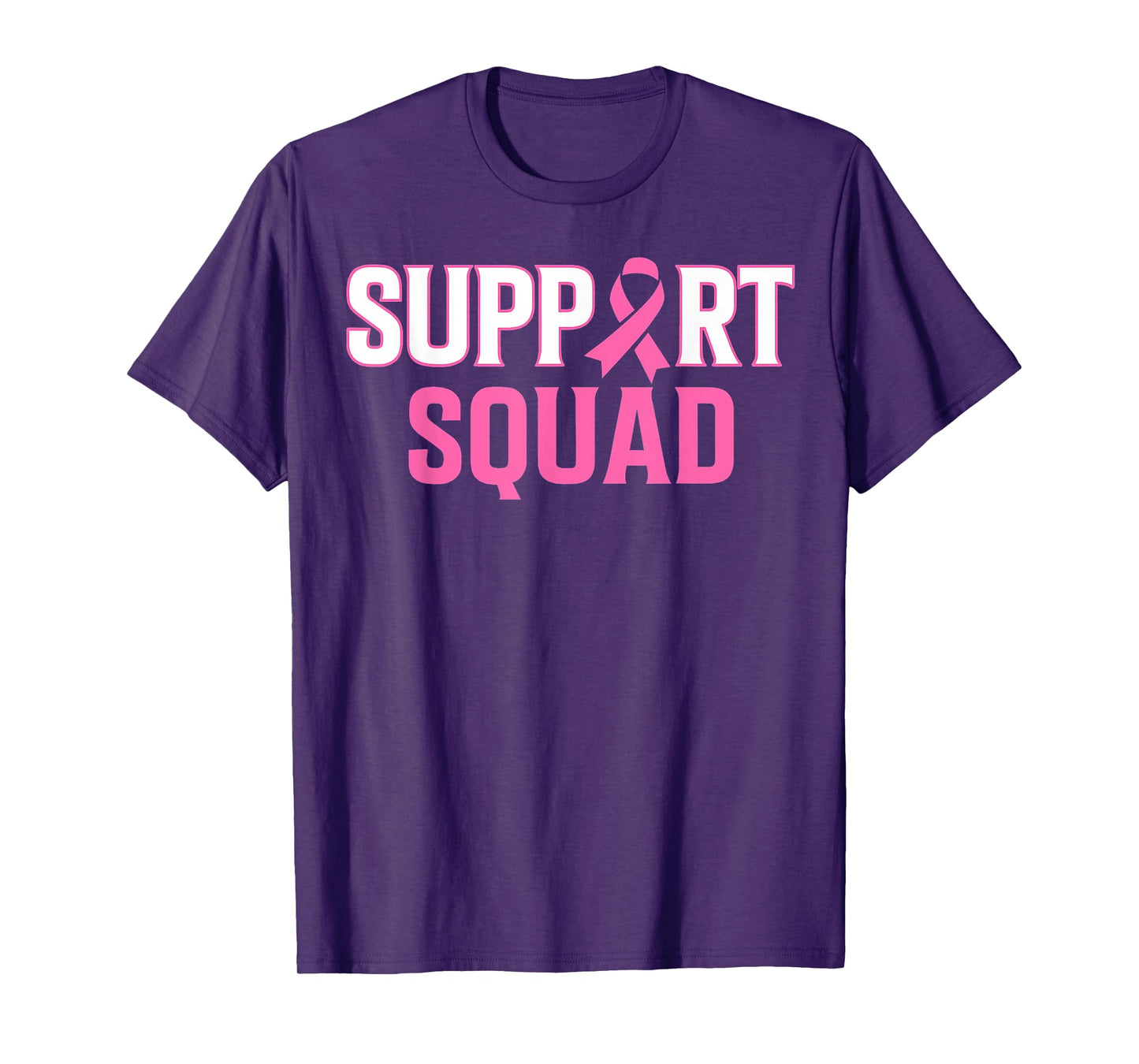 Support Squad Breast Cancer Awareness Pink T-Shirt
