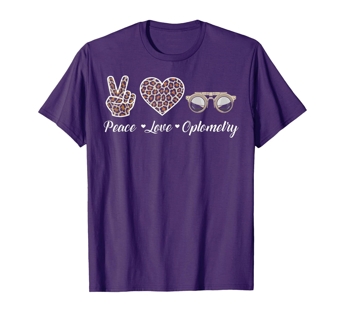Peace Love Ophthalmology Optical Optometry Optometrist T-Shirt