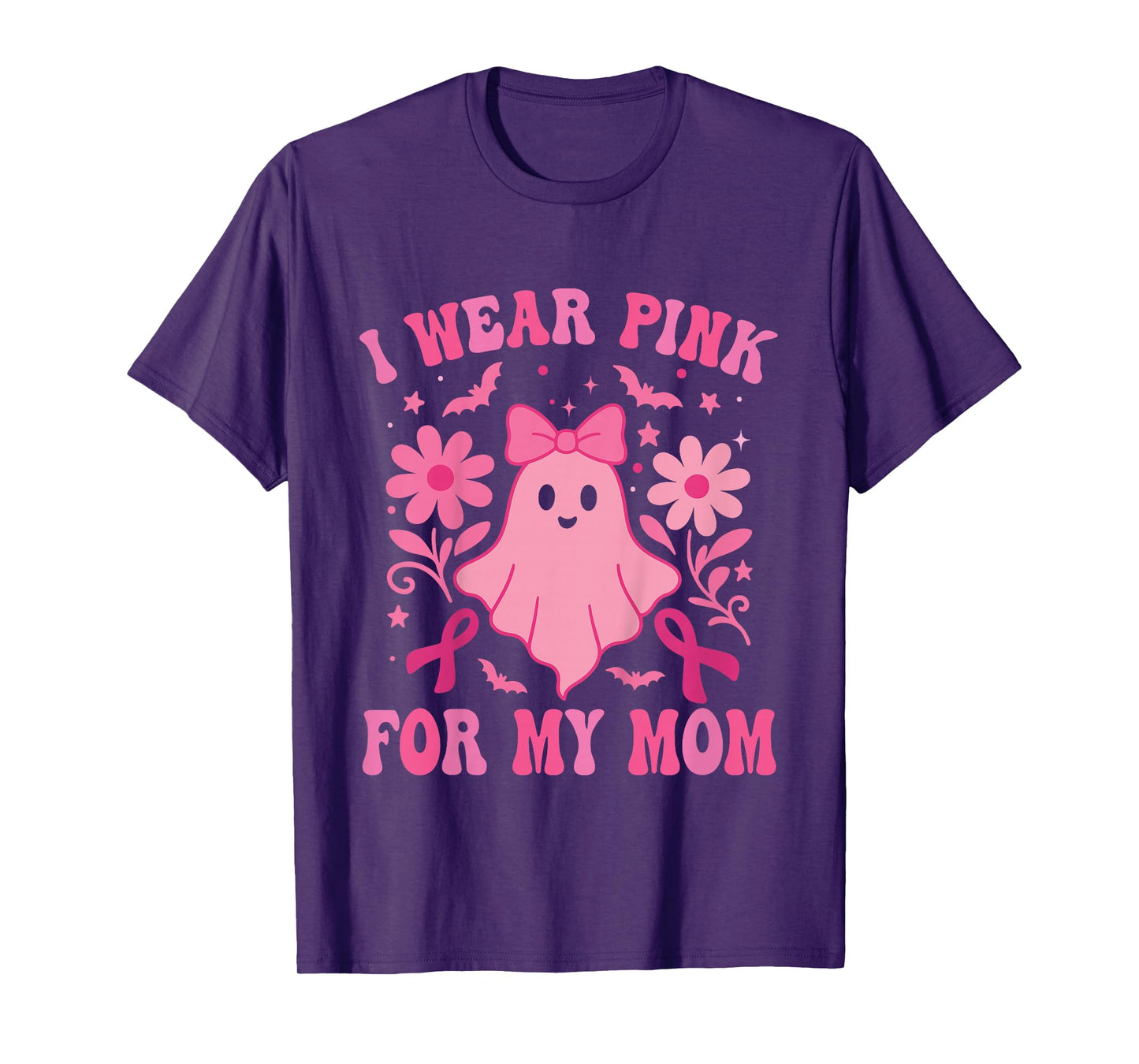 I Wear Pink for My Mom Toddler Breast Cancer Awareness Mom T-Shirt