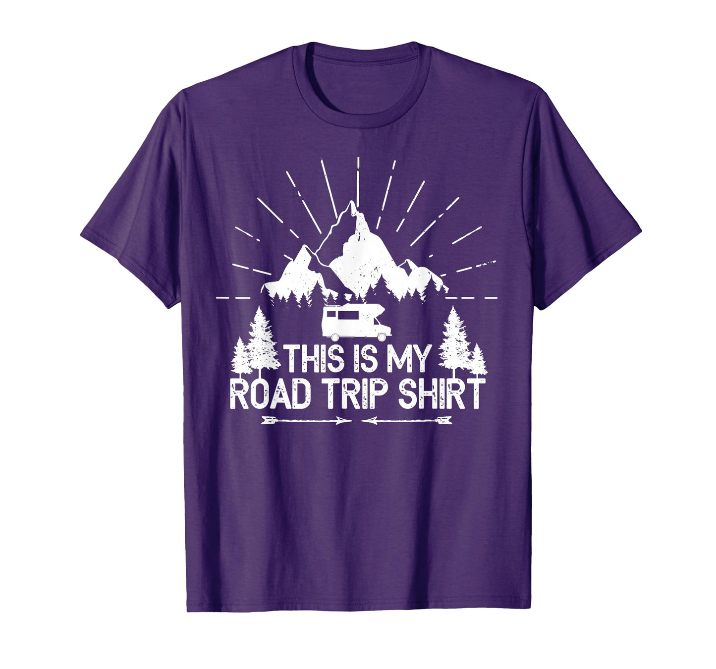 This Is My Road Trip Shirt - RV Camping Camper T-Shirt Gift T-Shirt