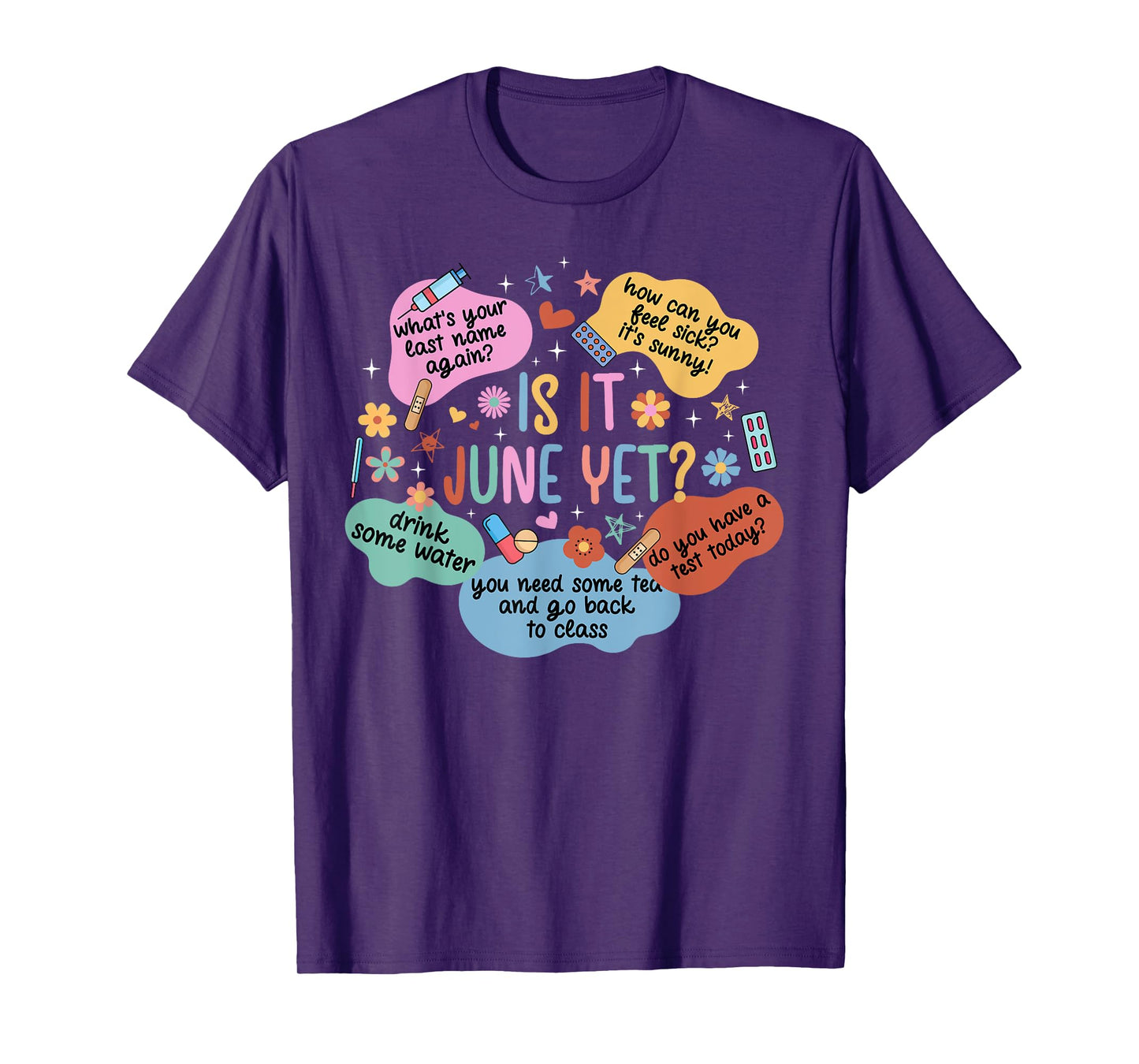 School Nurse Funny School Nursing School Nurses Day T-Shirt