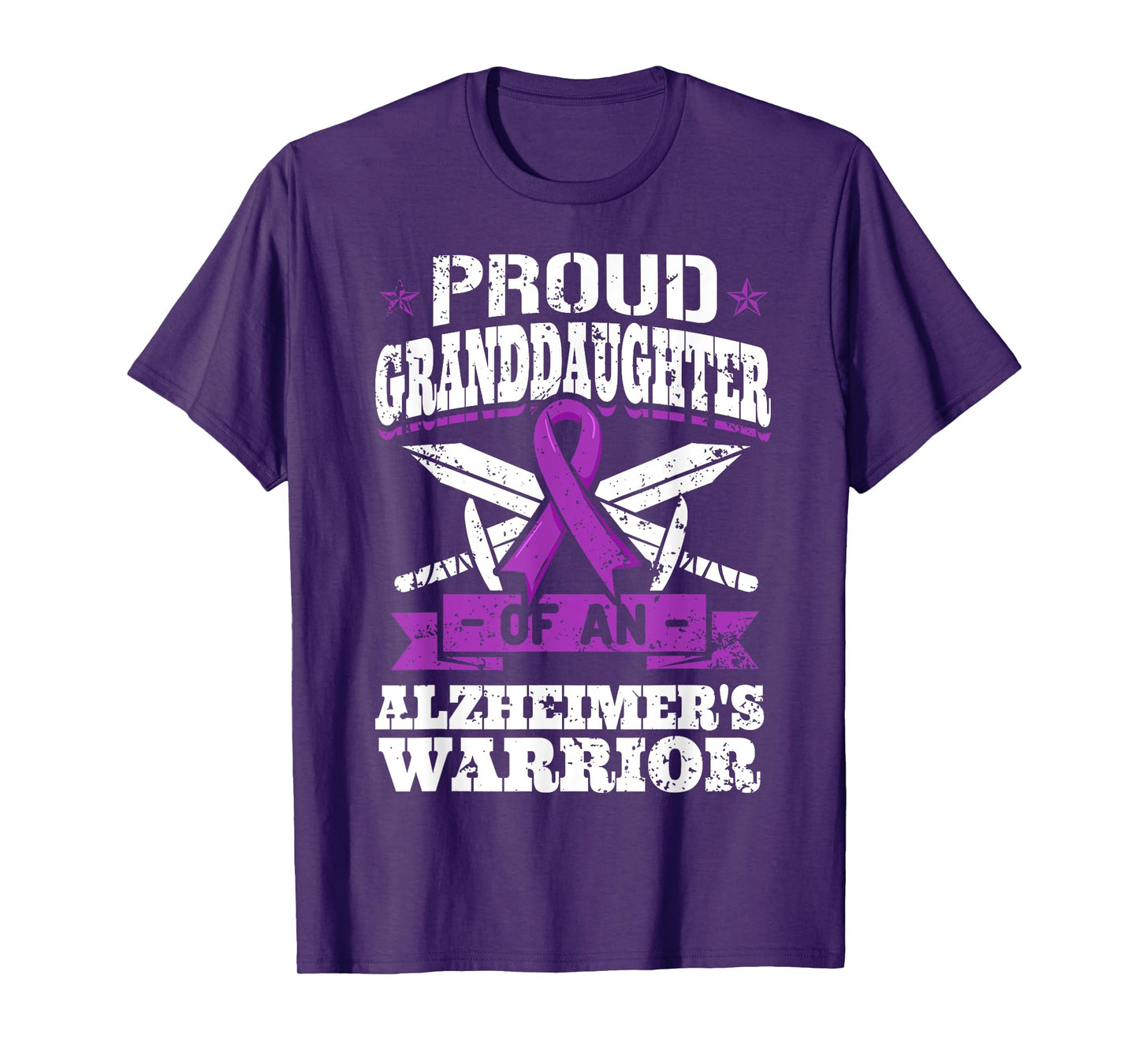 Proud Granddaughter Of An Alzheimer's Warrior Awareness T-Shirt