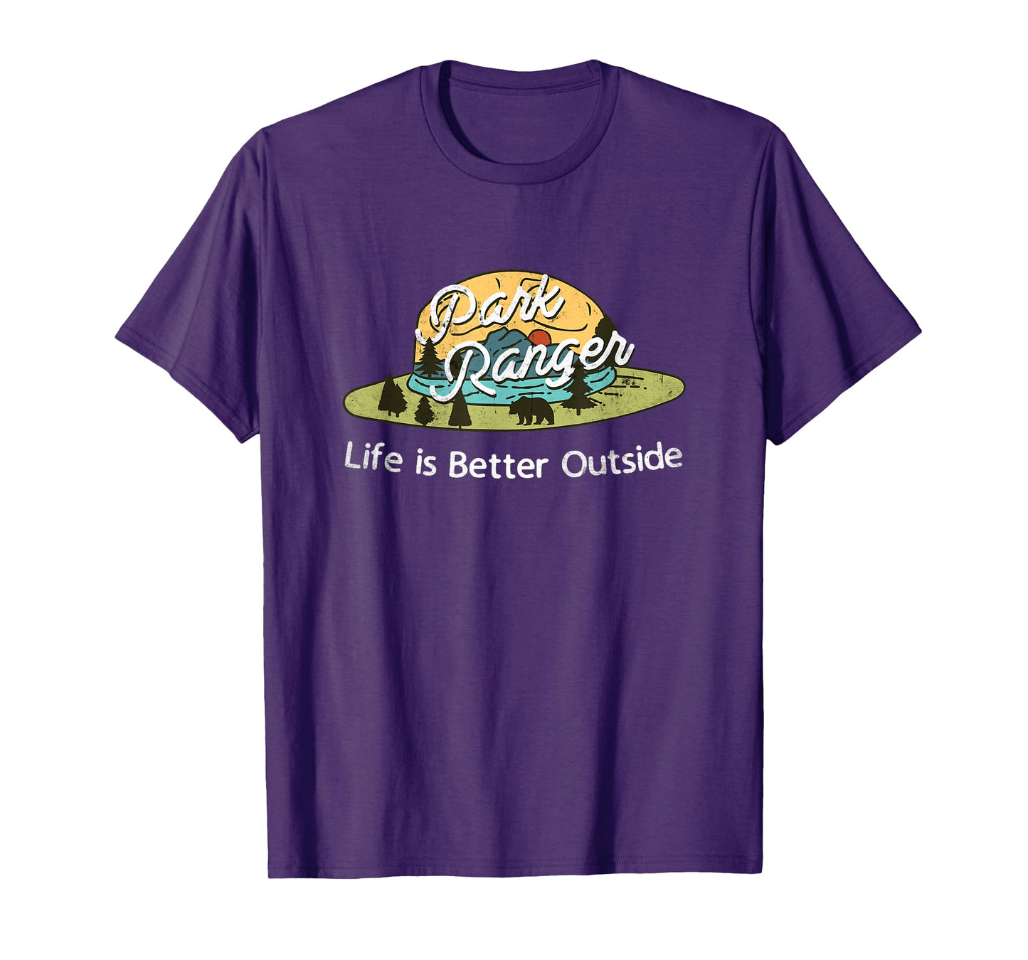 Park Ranger Shirt Supply Men's Unisex Classic Fit Black T-Shirt