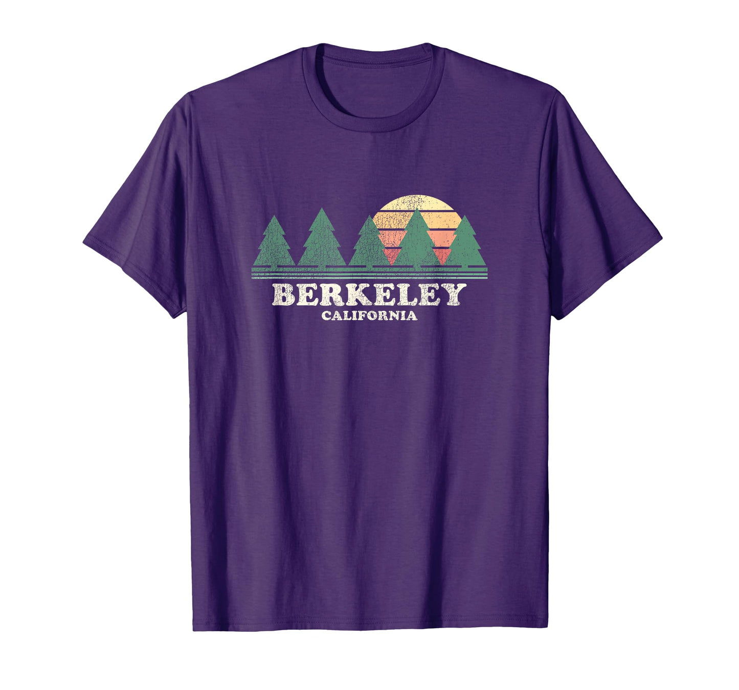 Berkeley CA Vintage Throwback Tee Retro 70s Design T-Shirt