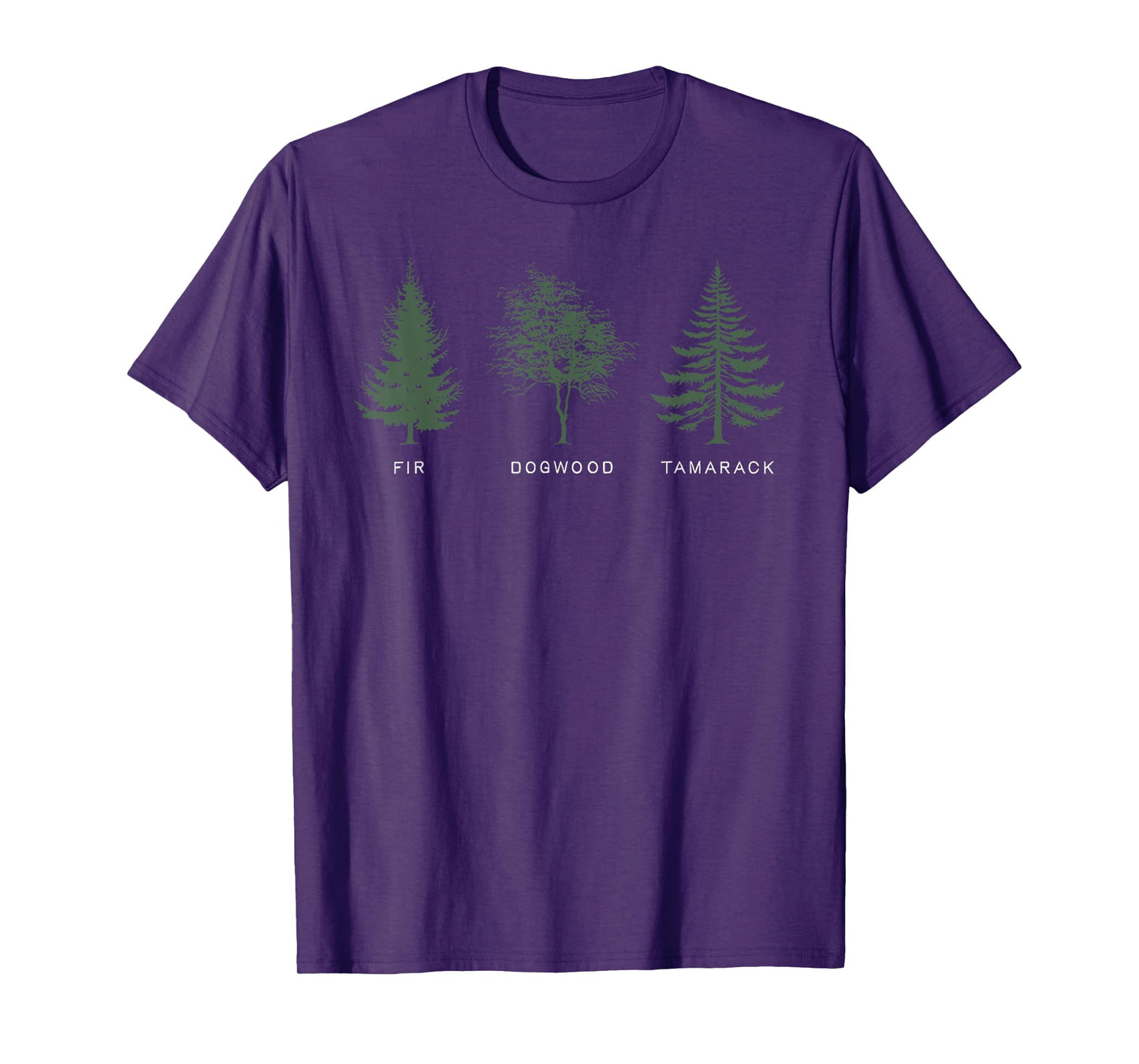 Fir Dogwood Tamarack Vintage National Park Funny T-Shirt