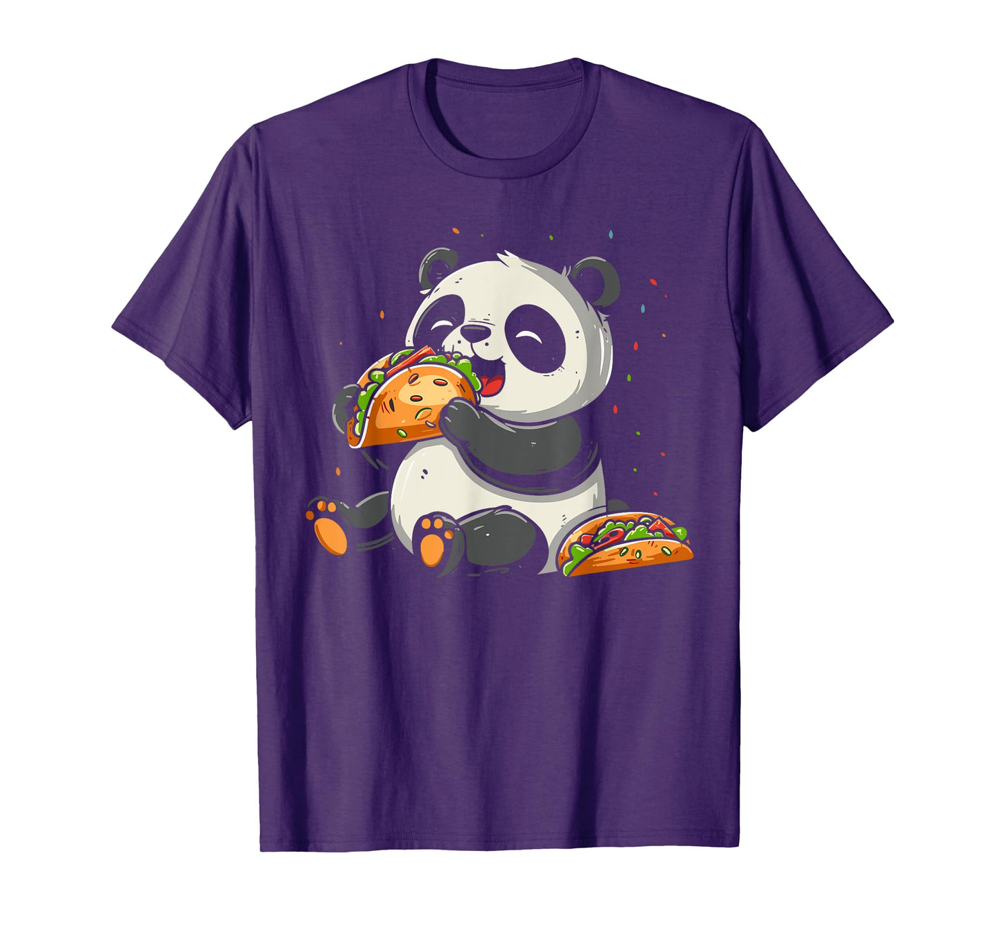 Panda Eating Taco Mexican Panda Funny Cinco De Mayo T-Shirt