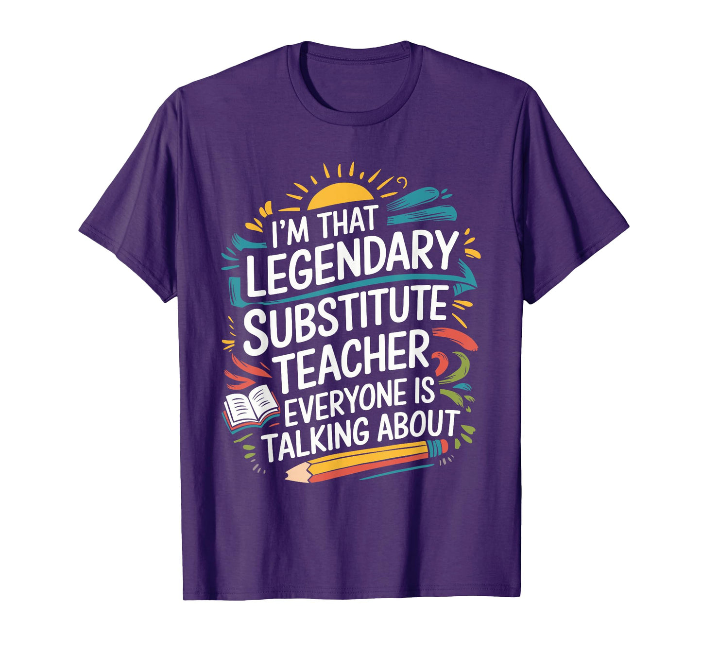 Sub Teacher Design For Sub Teacher Squad Substitute Teacher T-Shirt