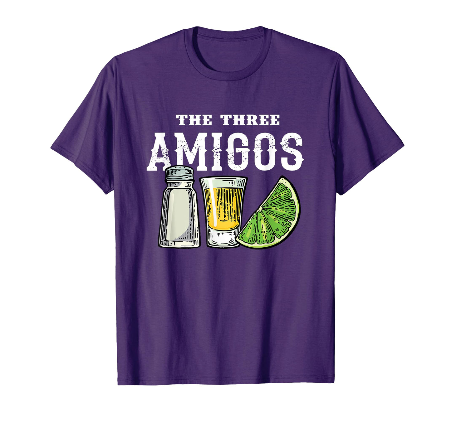 The 3 Three Amigos T-shirt Tequila Shot Glass Cinco De Mayo T-Shirt