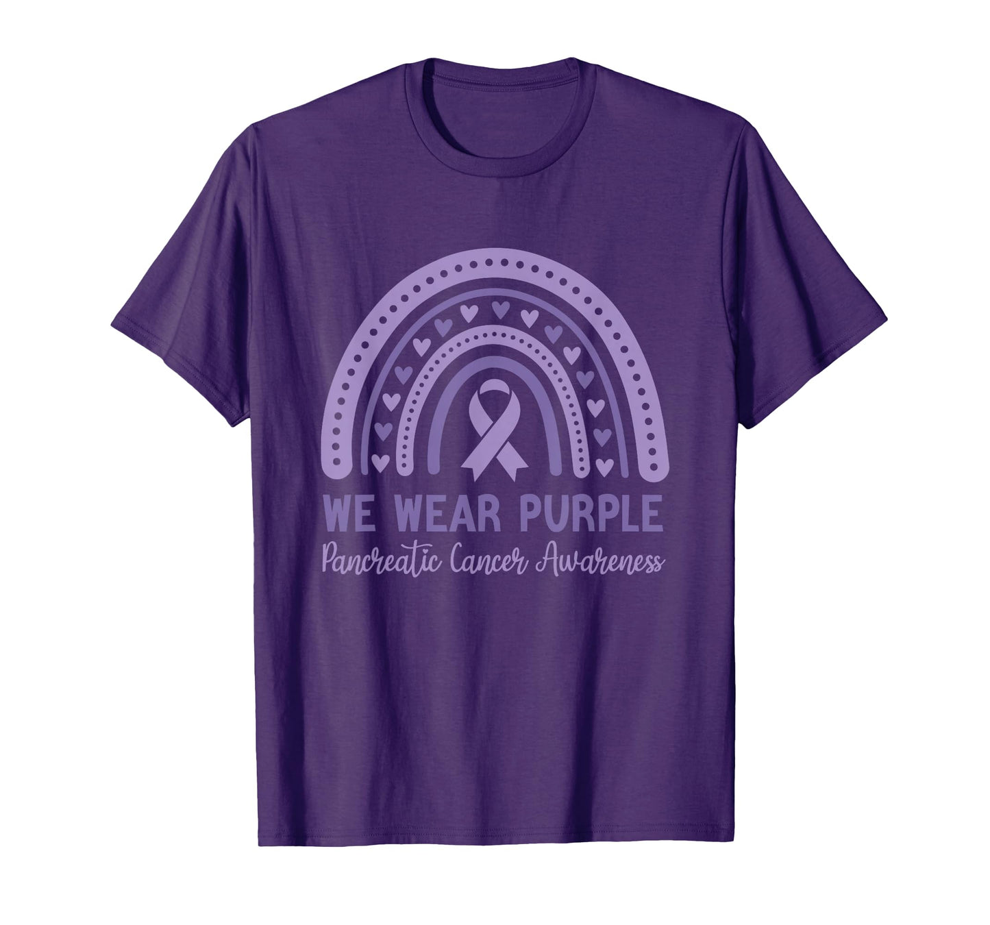 In November We Wear purple pancreatic cancer Awareness T-Shirt
