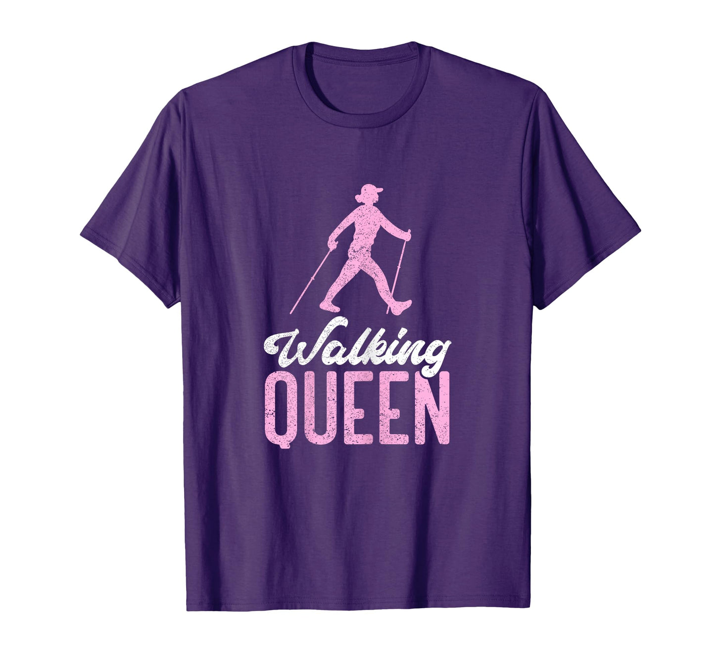Walking Queen | Nature Mountain Trekking Funny Hiking T-Shirt