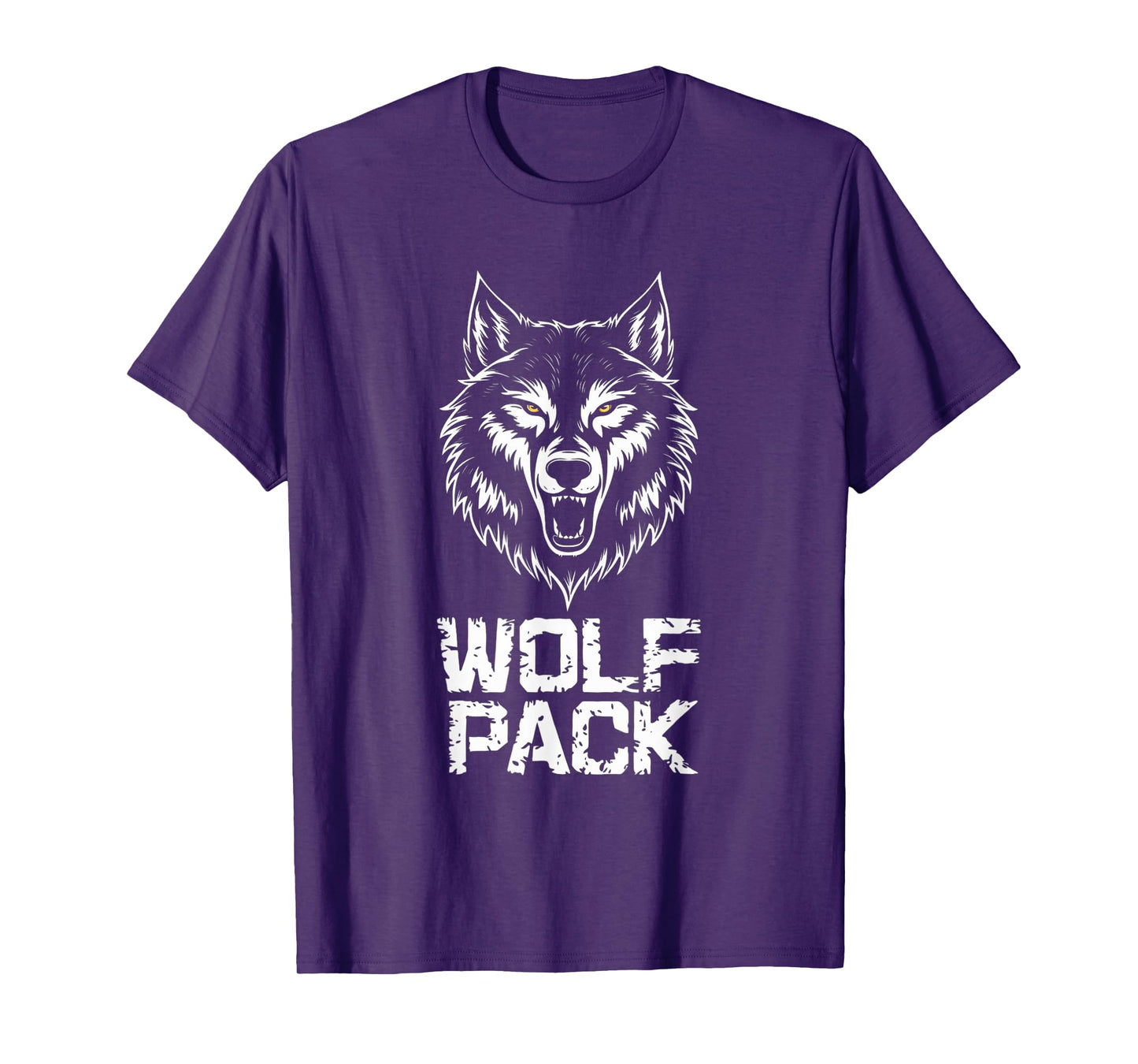 Intimidating Wolf Pack Design T-Shirt