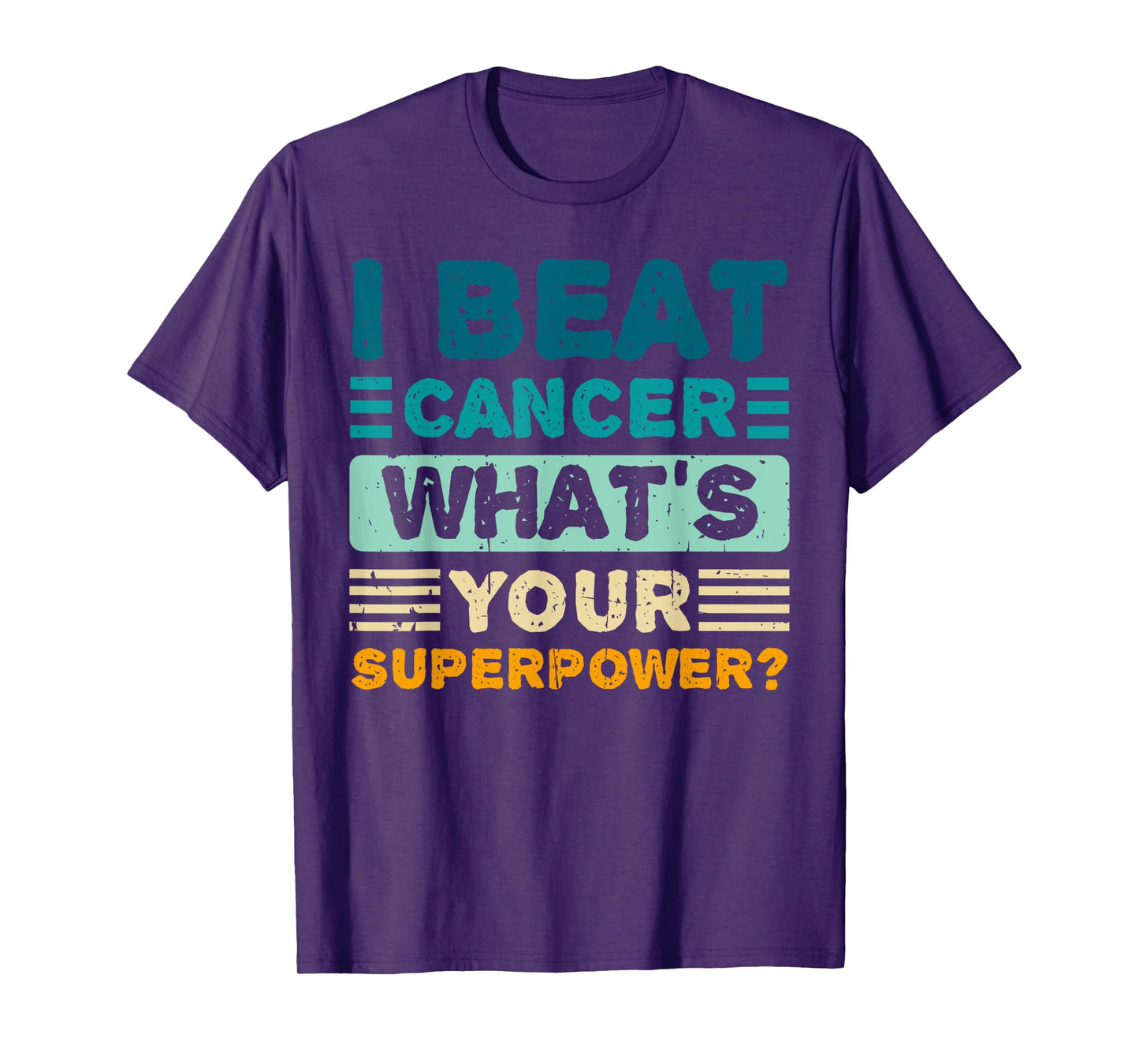 Breast Cancer Awareness I Beat Cancer What's Your Superpower T-Shirt