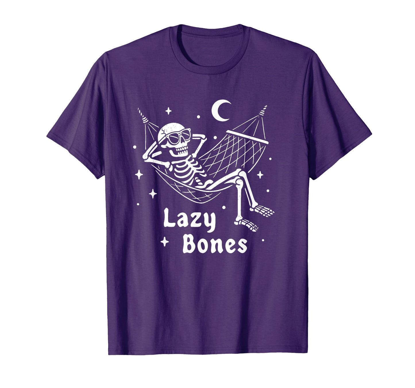Skeleton Lazy Bones Halloween T-Shirt