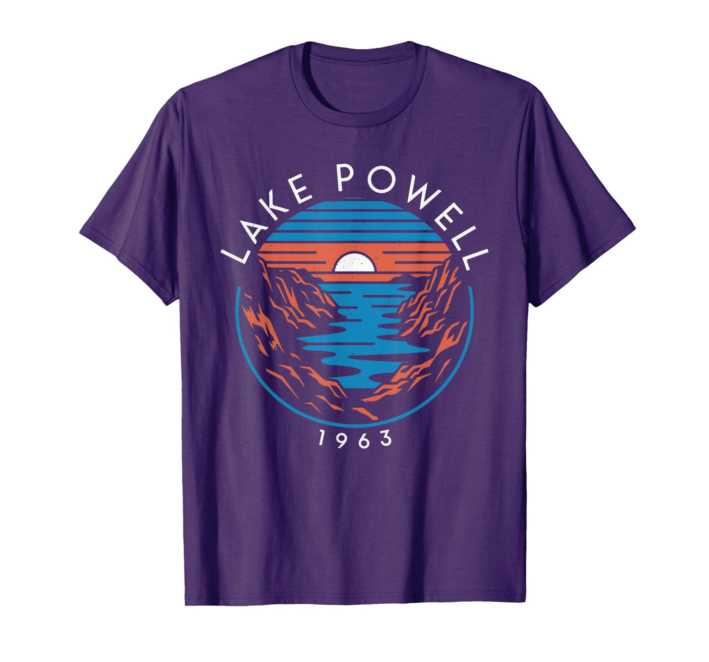 Lake Powell 1963 Retro Sunset Scenic Adventure T-Shirt