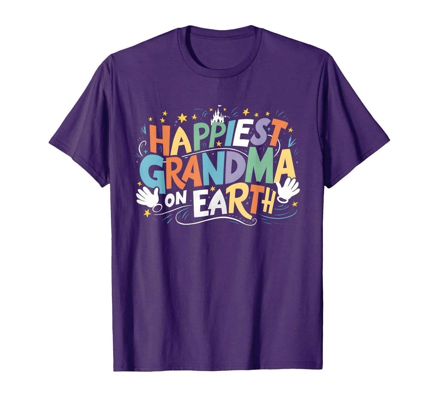 Happiest Grandma On Earth Family Trip Happiest Place T-Shirt