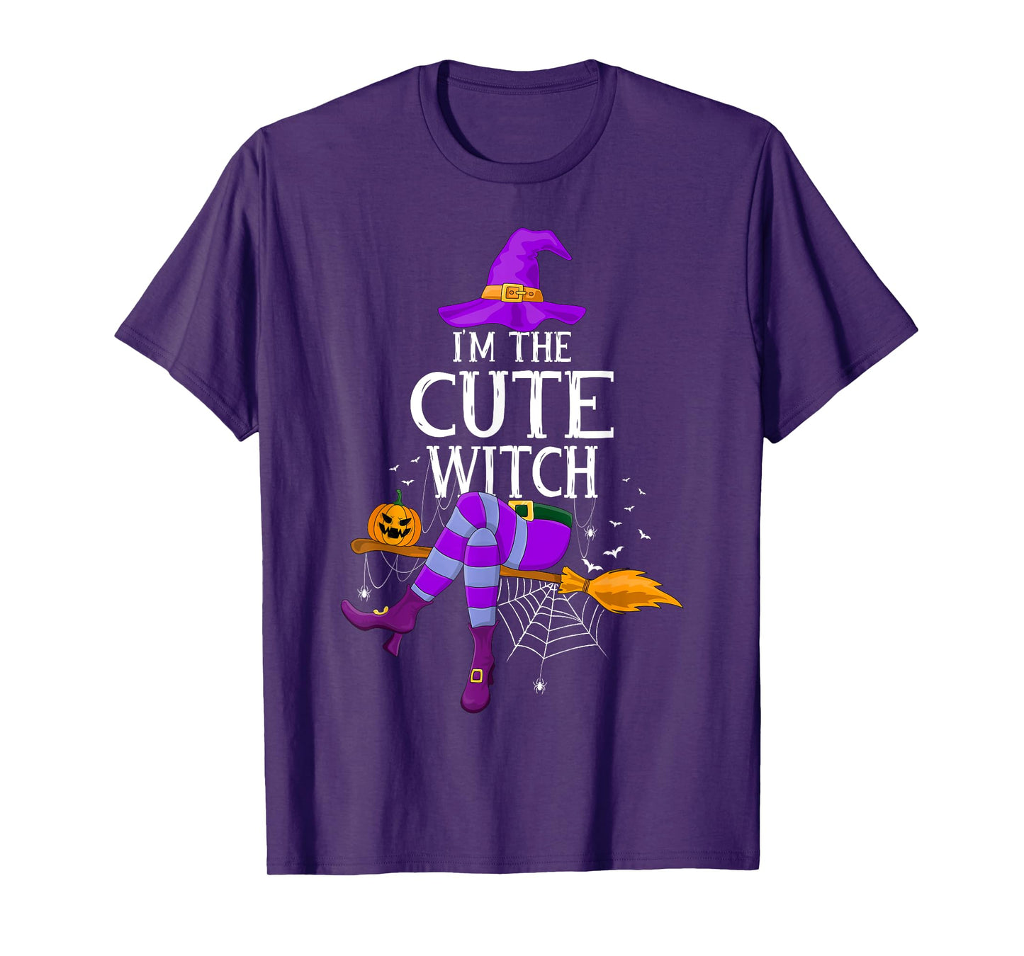 Matching Family Costume I'm The Cute Witch Halloween T-Shirt