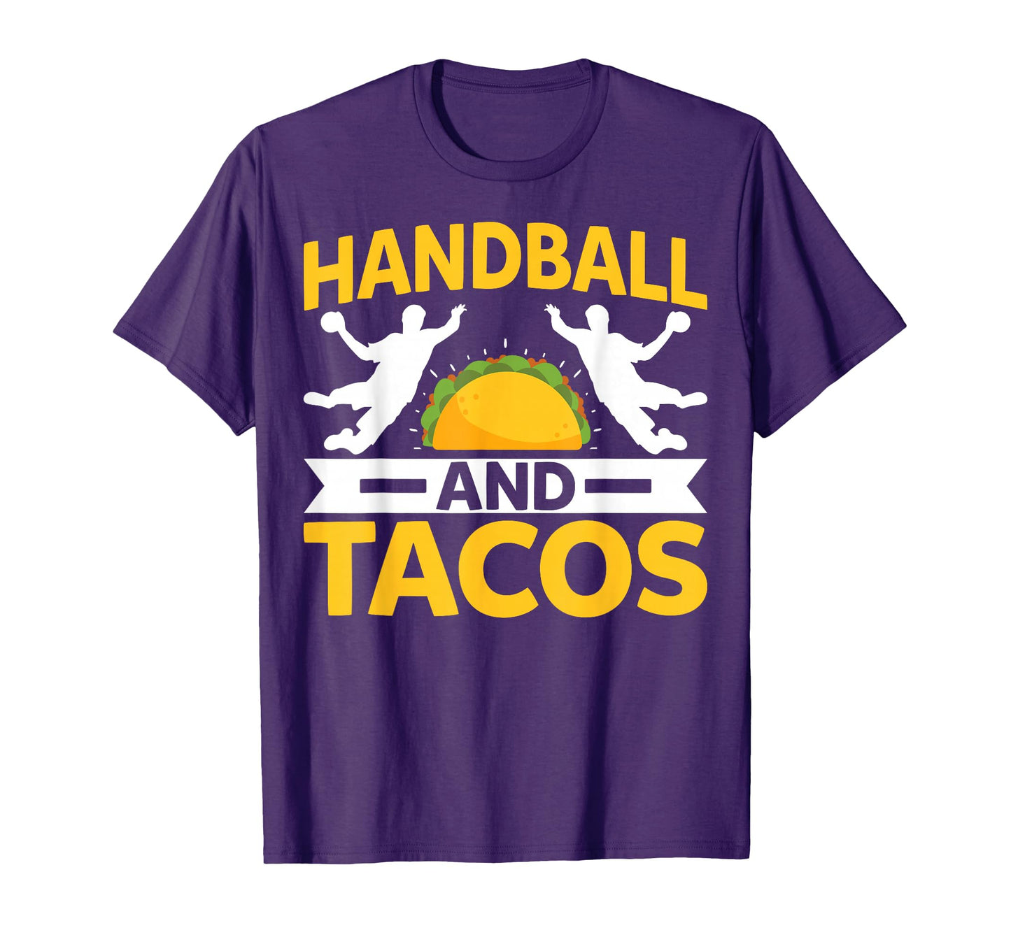 Handball Player and Tacos Lover Men Women Teammates Gifts T-Shirt