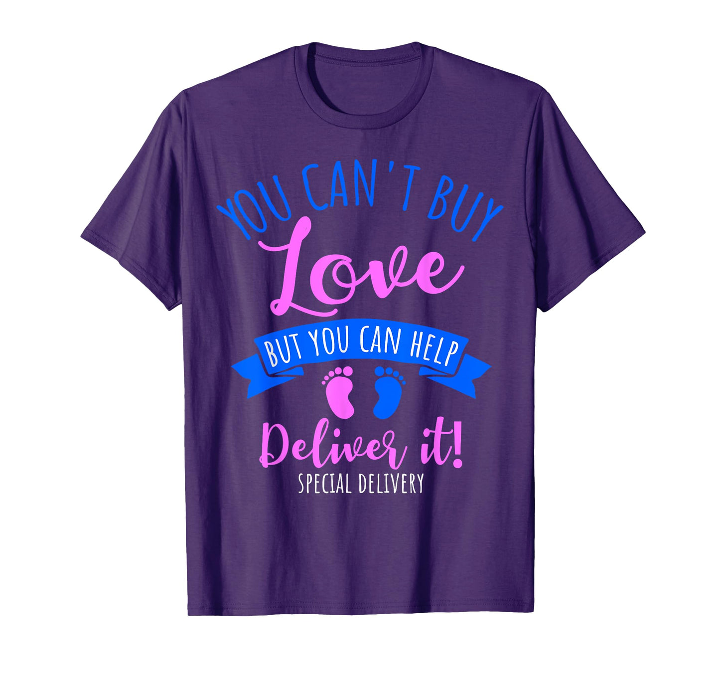 Cute Baby Foot Print Labor and Delivery Nurses T-Shirt