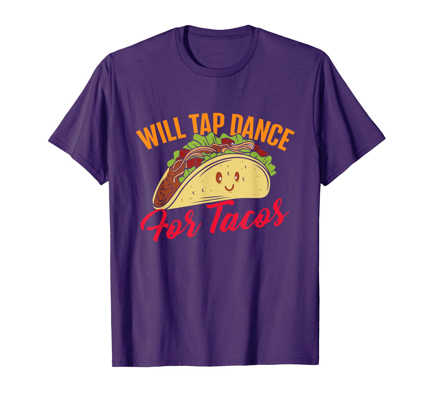 Will Tap Dance For Tacos - Funny Tap Dancing Tap Dancer T-Shirt, Black