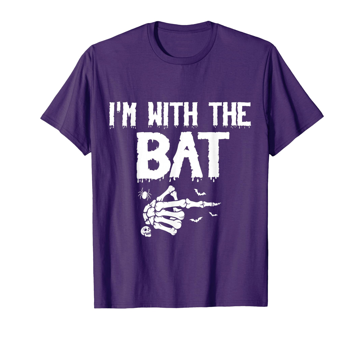 I'm with The bat Funny Matching Couple Costume Halloween T-Shirt