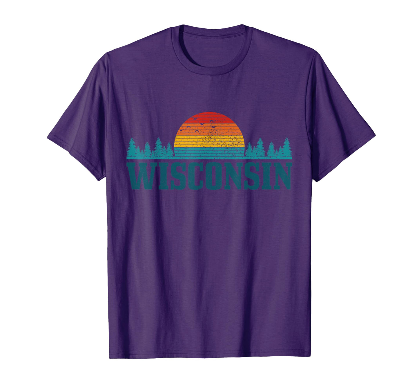 Wisconsin Vintage USA America Souvenir T-Shirt