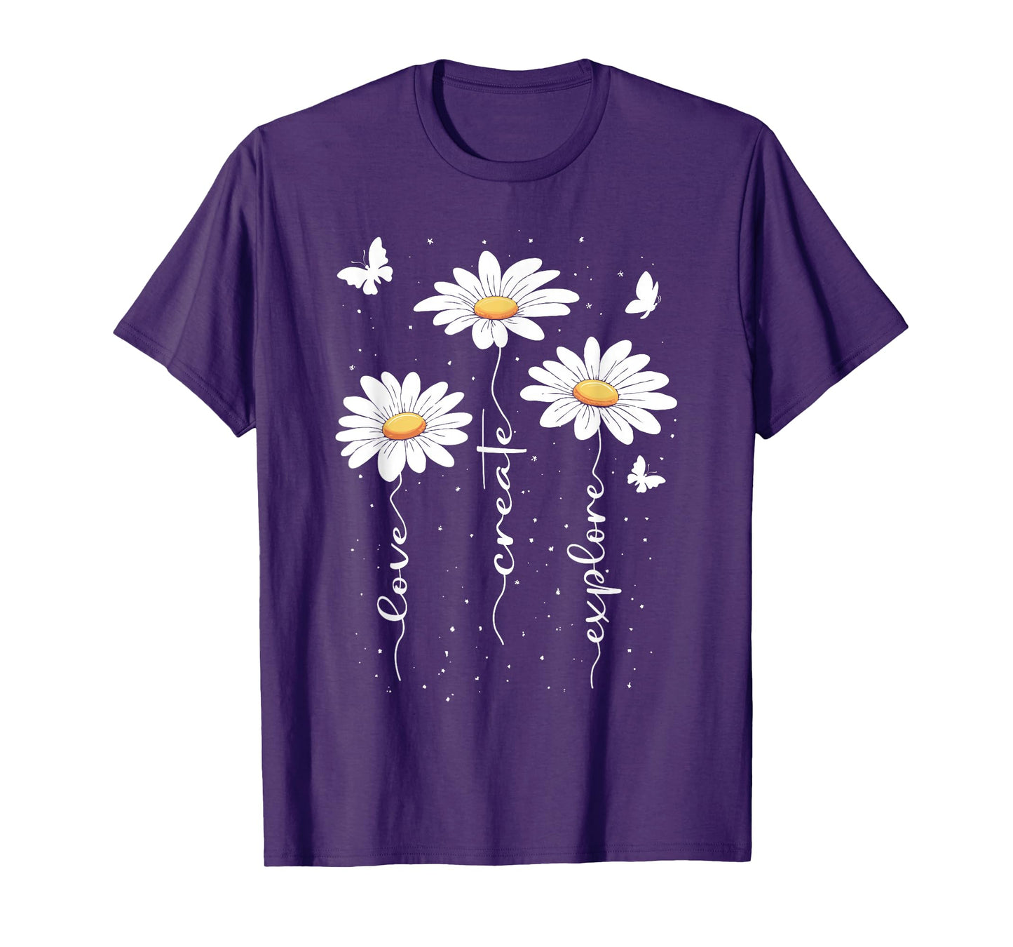 Daisy Inspiration Floral Flower Motivation Flowers T-Shirt