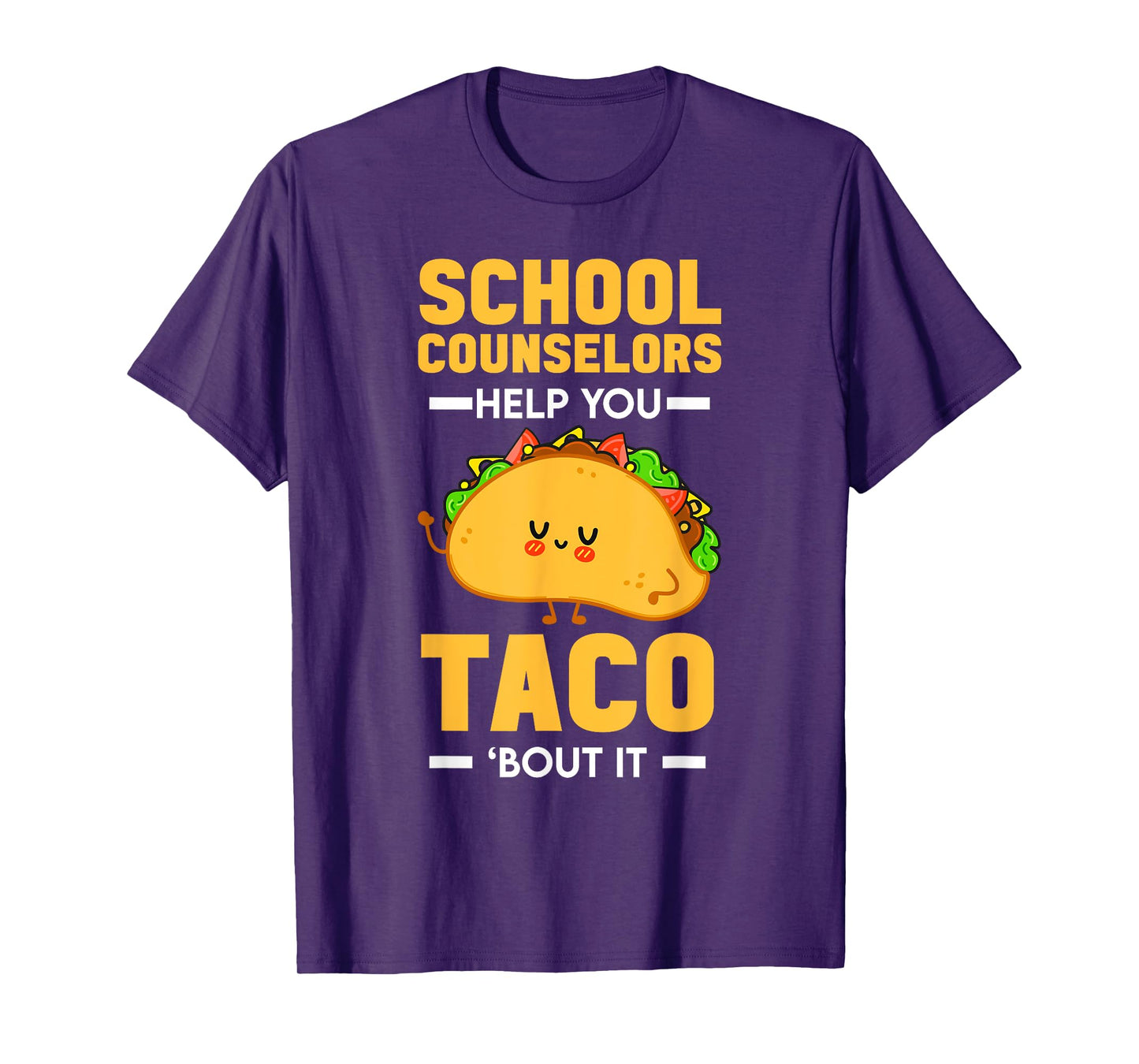Tacos School Counseling Mexican Guidance School Counselor T-Shirt