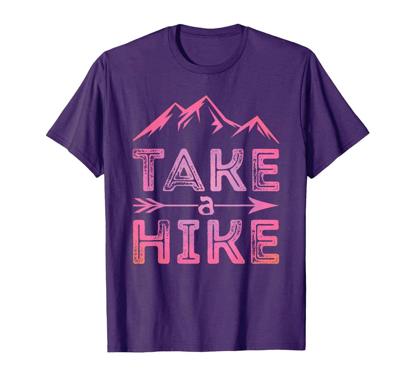 Go And Hike Vintage Hiking Outdoors Campers Nature Hiker T-Shirt