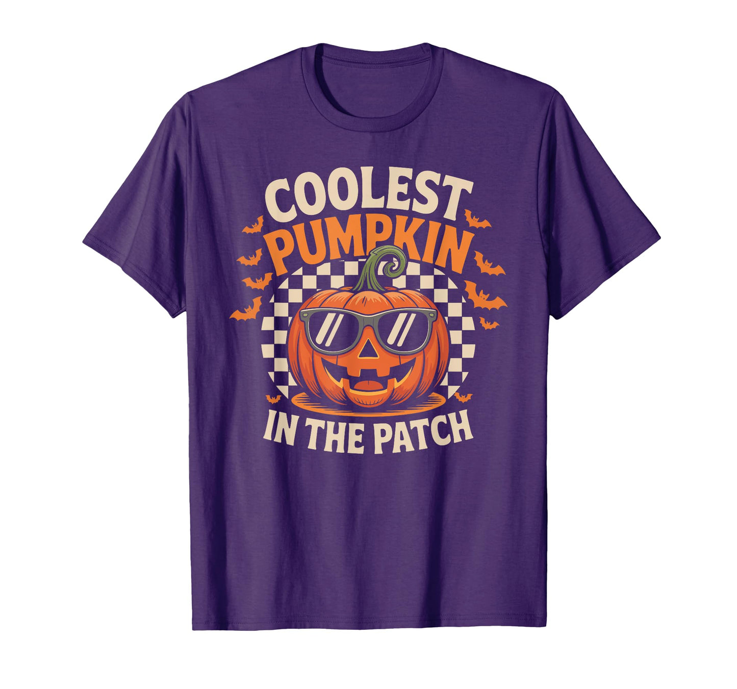 Coolest Pumpkin in The Patch Halloween Boys Girls Kids T-Shirt