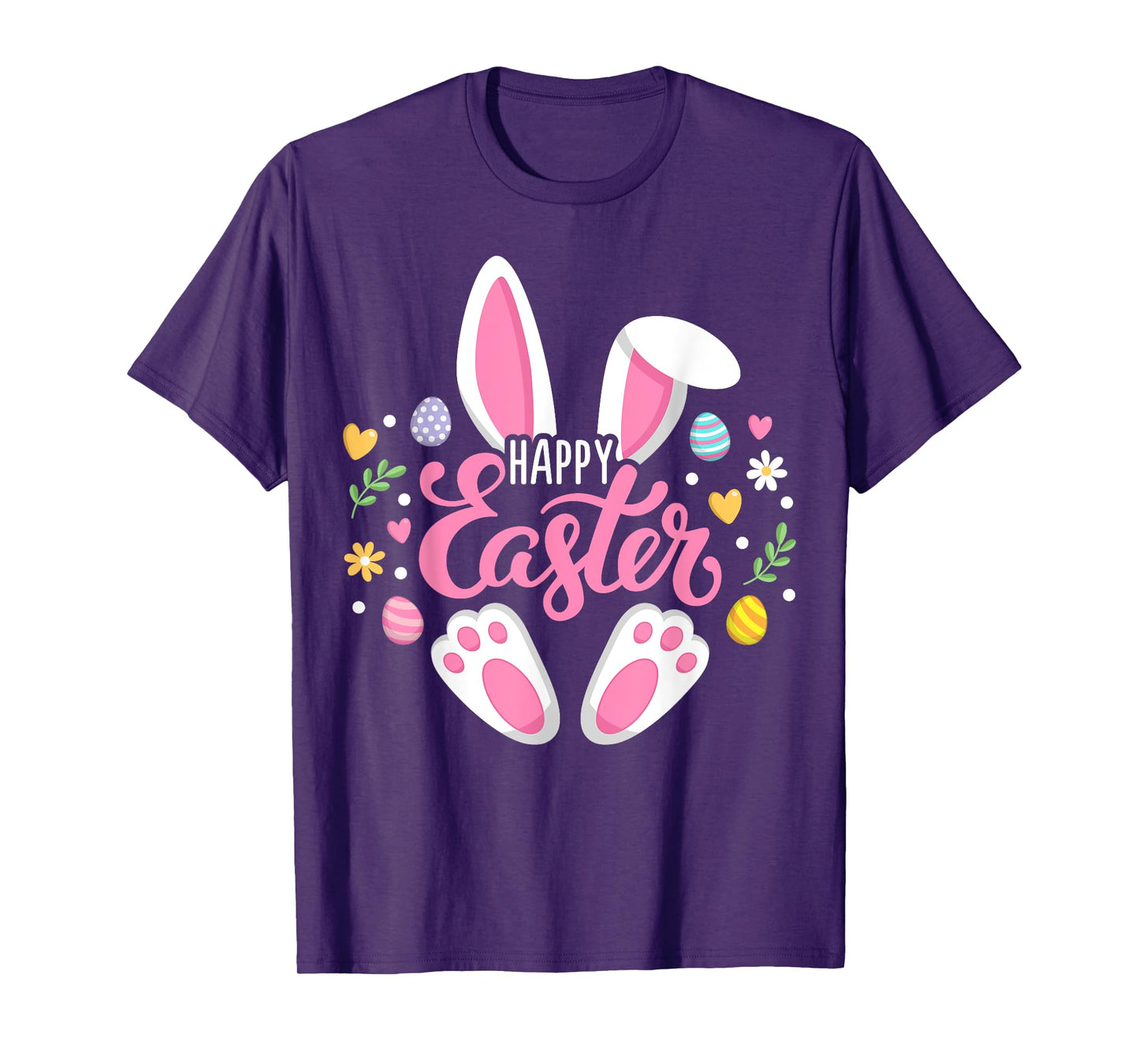 Happy Easter Bunny Easter Egg Hunt Squad Easter Women Family T-Shirt
