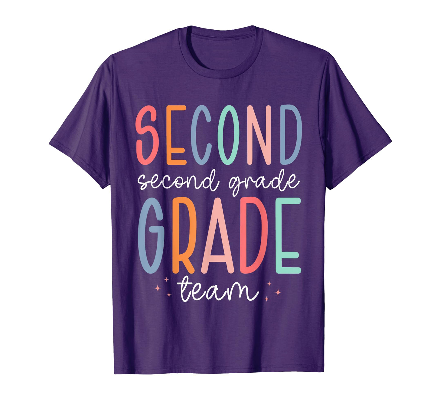 Team Second Grade 2nd Grade Teacher Squad Back To School T-Shirt