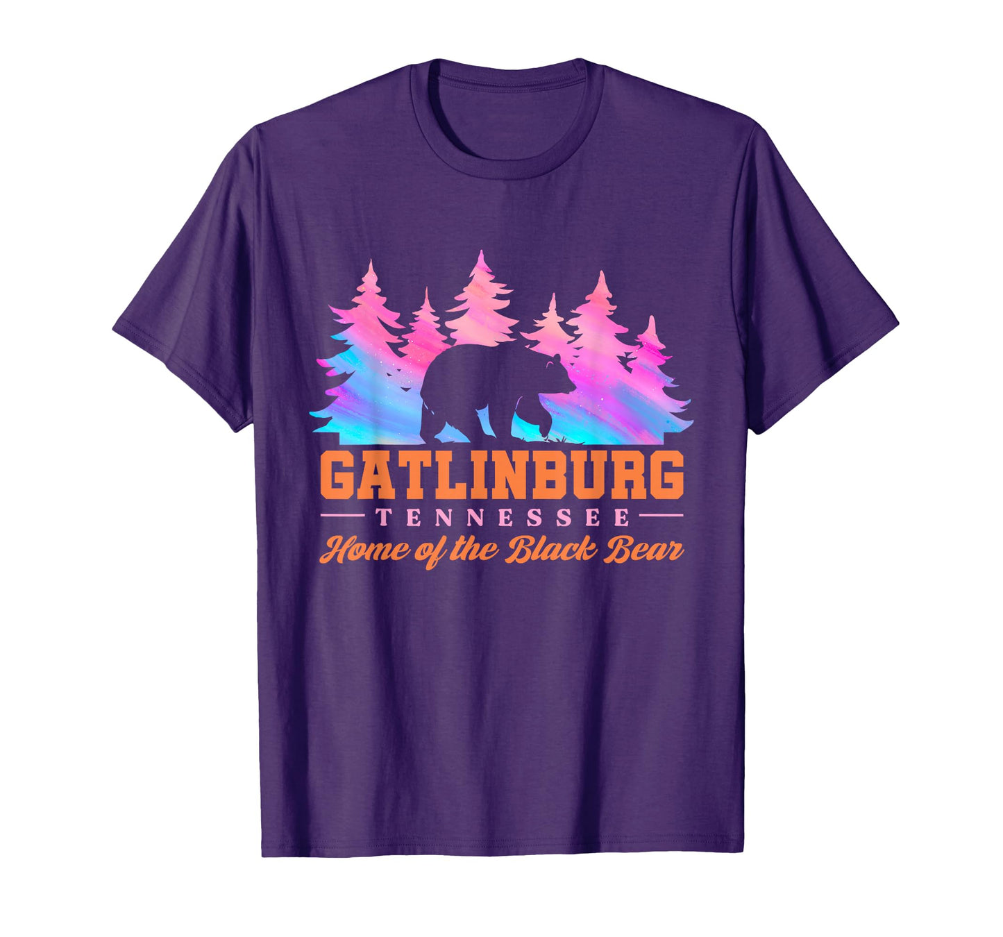 Gatlinburg Tennessee Home Of The Black Bear T-Shirt
