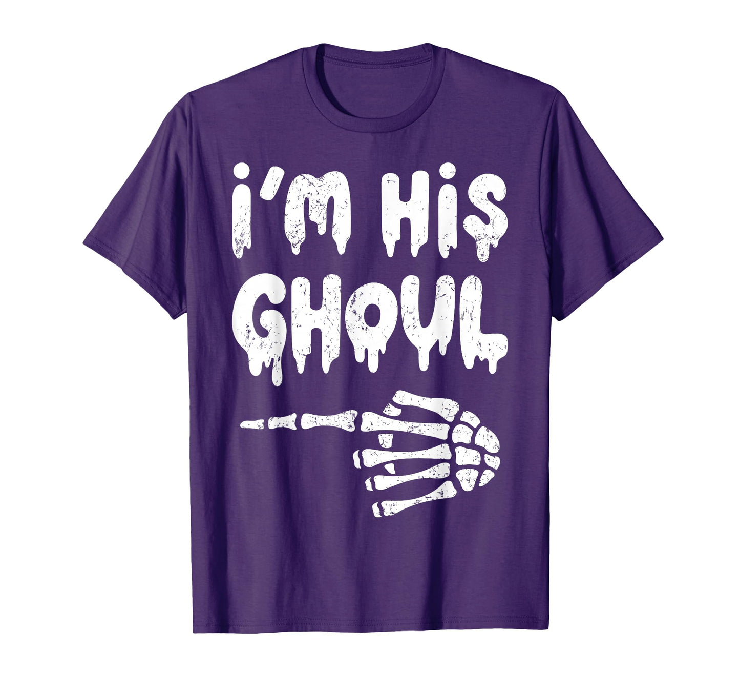 I’m His Ghoul I’m Her Boo Funny Halloween Matching Couples T-Shirt