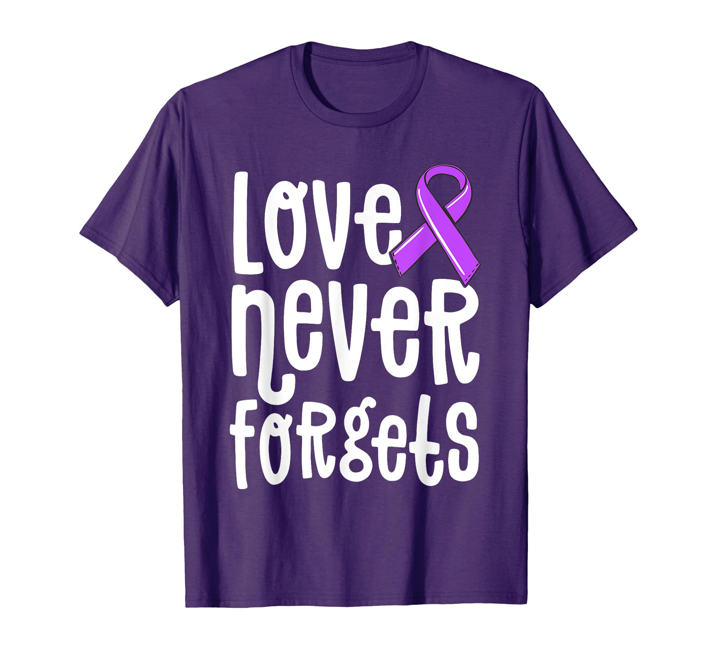 Love Never Forgets Memories Matter Alzheimer Shirt End ALZ T-Shirt