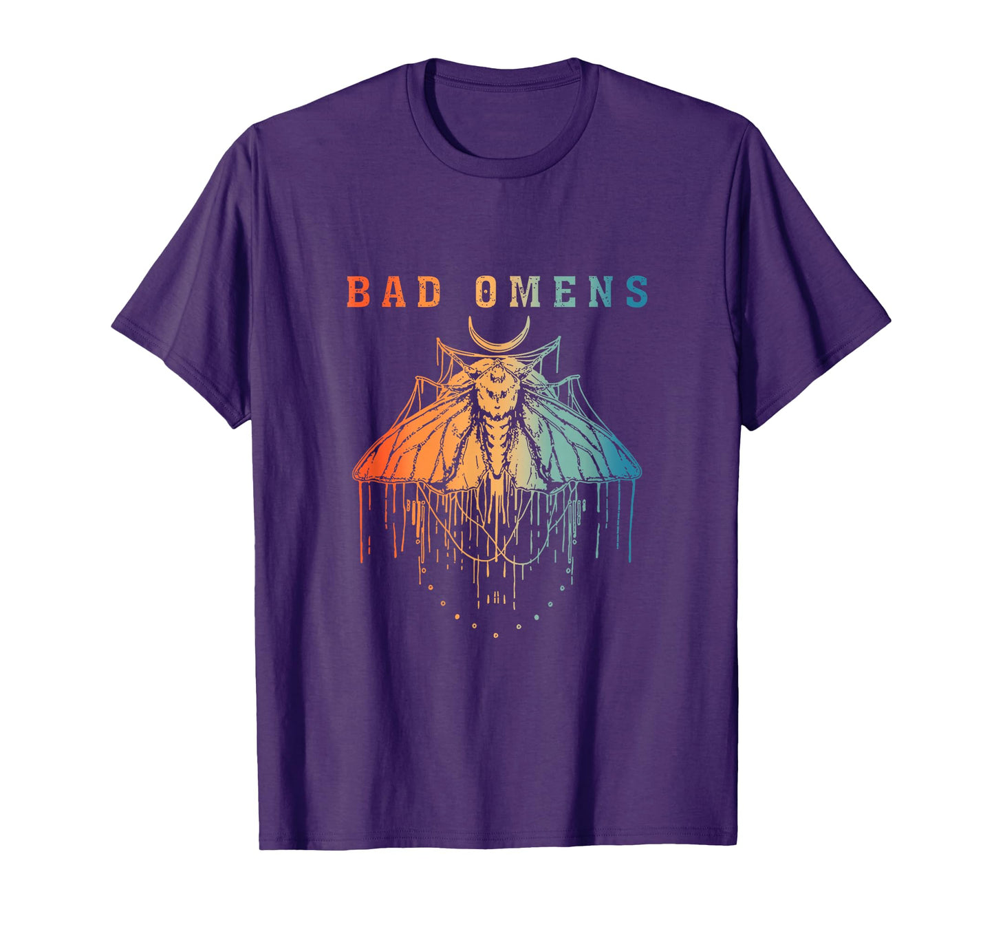Bad Omens Funny Aesthetic Moth Vintage T-Shirt