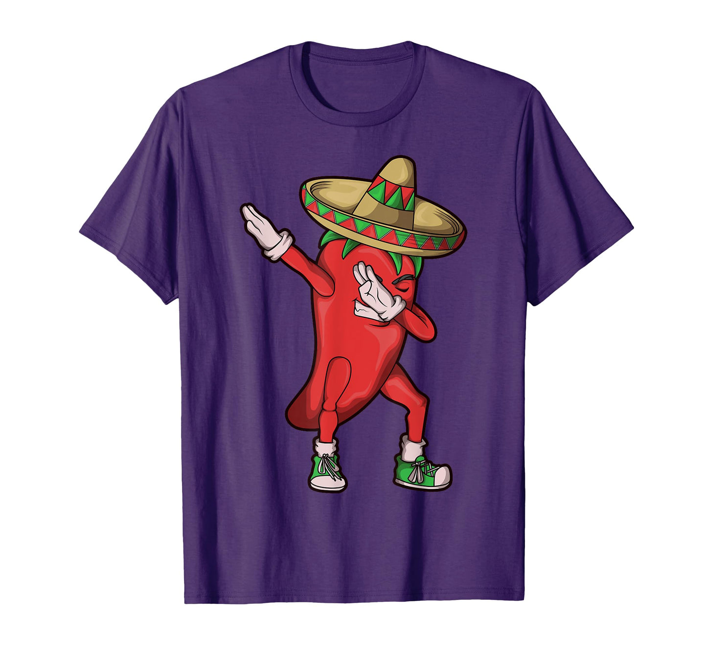 Chili Dabbing Shirt Hot Pepper Sombrero Cinco de Mayo Gift T-Shirt