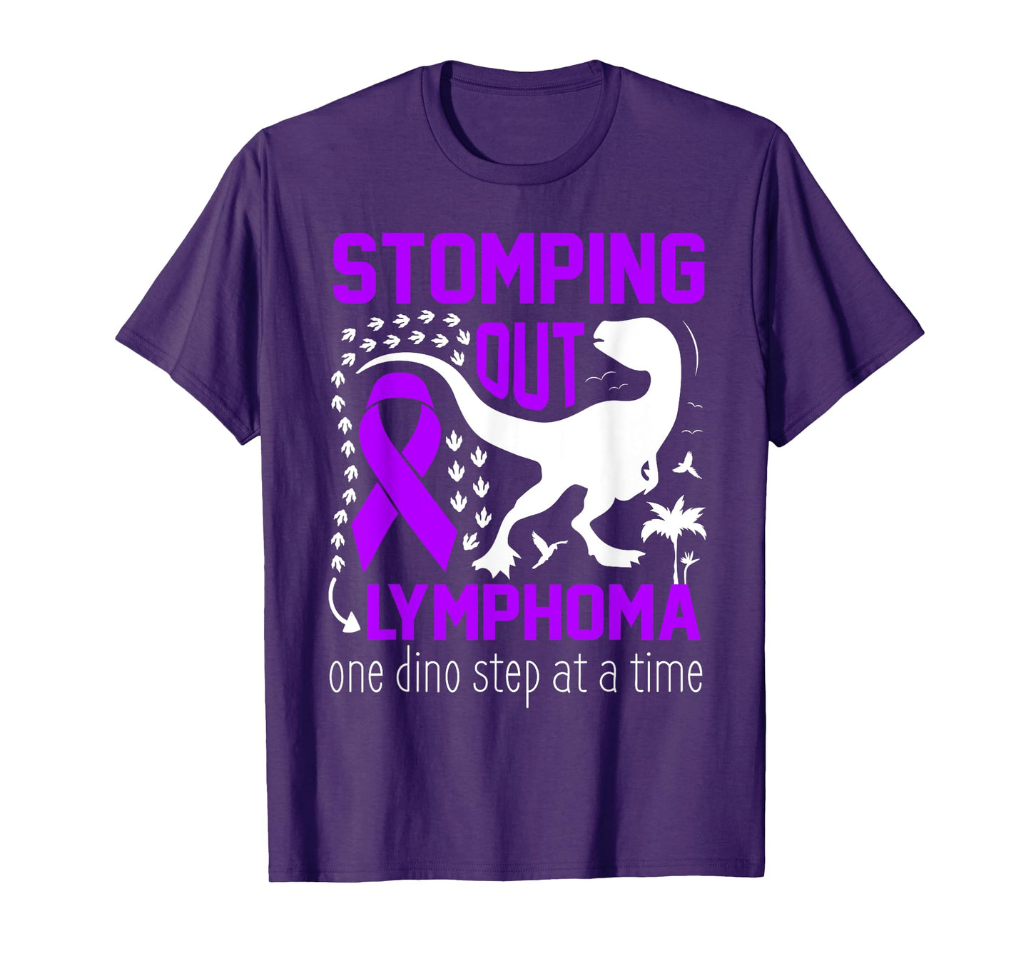 Hodgkins lymphoma Warrior Awareness Purple Ribbon Child T-Shirt
