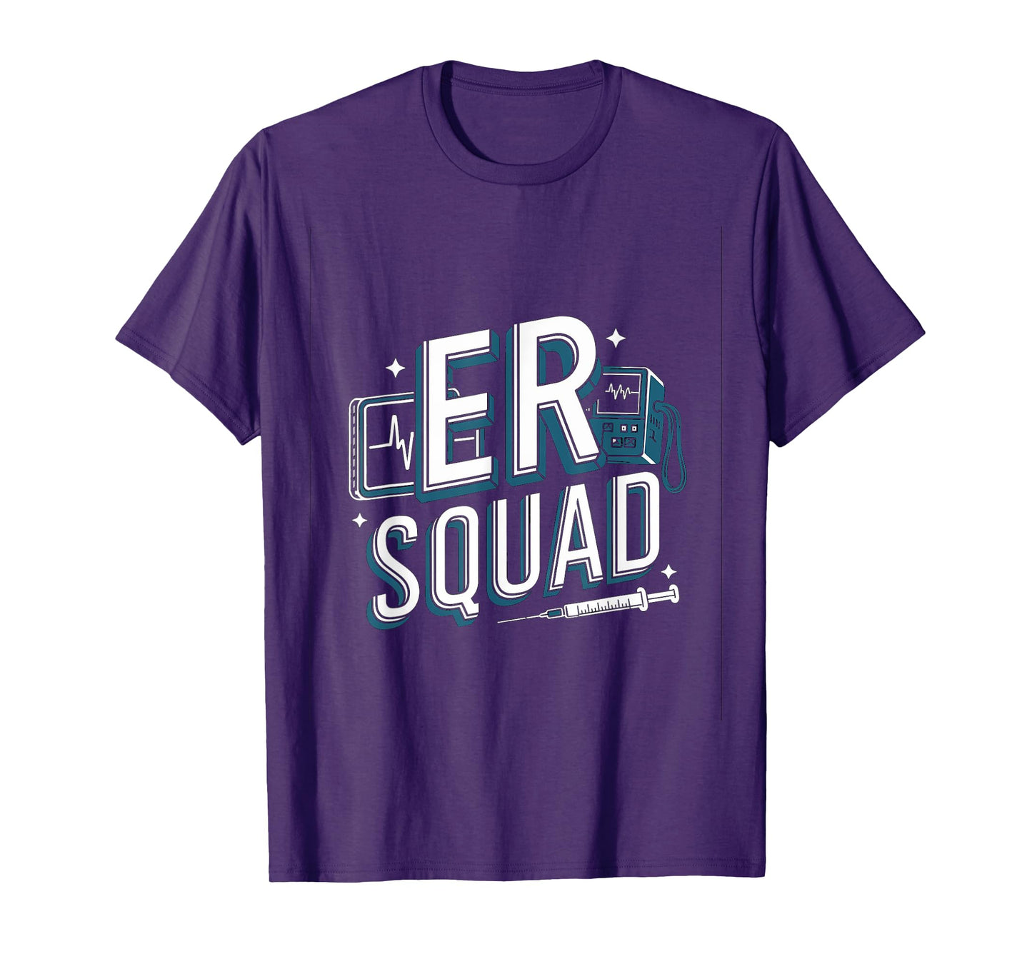 ER Squad Emergency Team Support Graphic T-Shirt