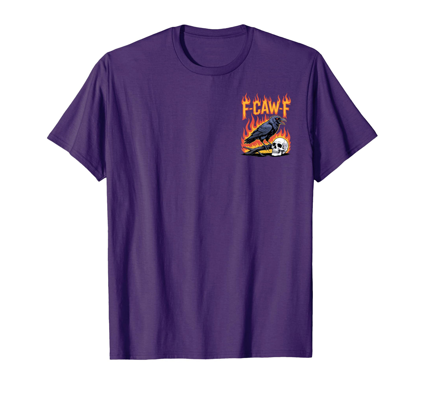 F-Caw-F Funny Crow Lovers Halloween Party Vibe T-Shirt