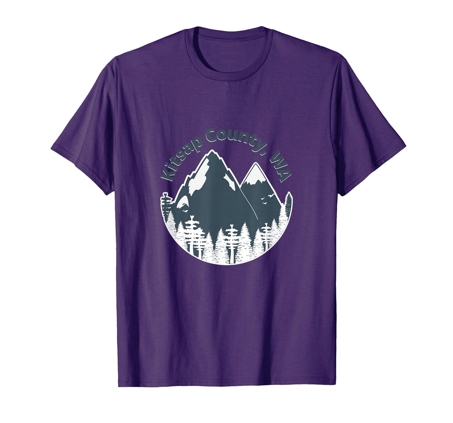 Kitsap County WA Mountains Hiking Climbing & Camping T-Shirt