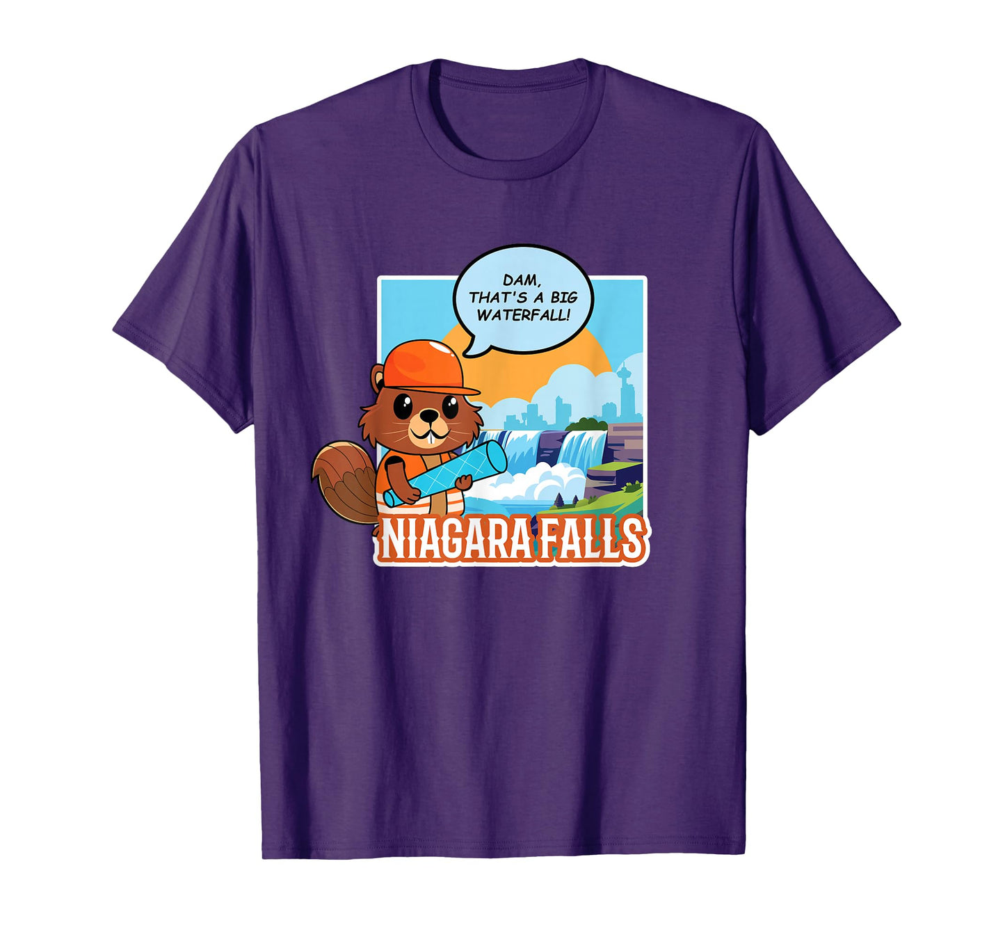 Niagara Falls Canada Souvenir - Canadian Beaver Pun T-Shirt