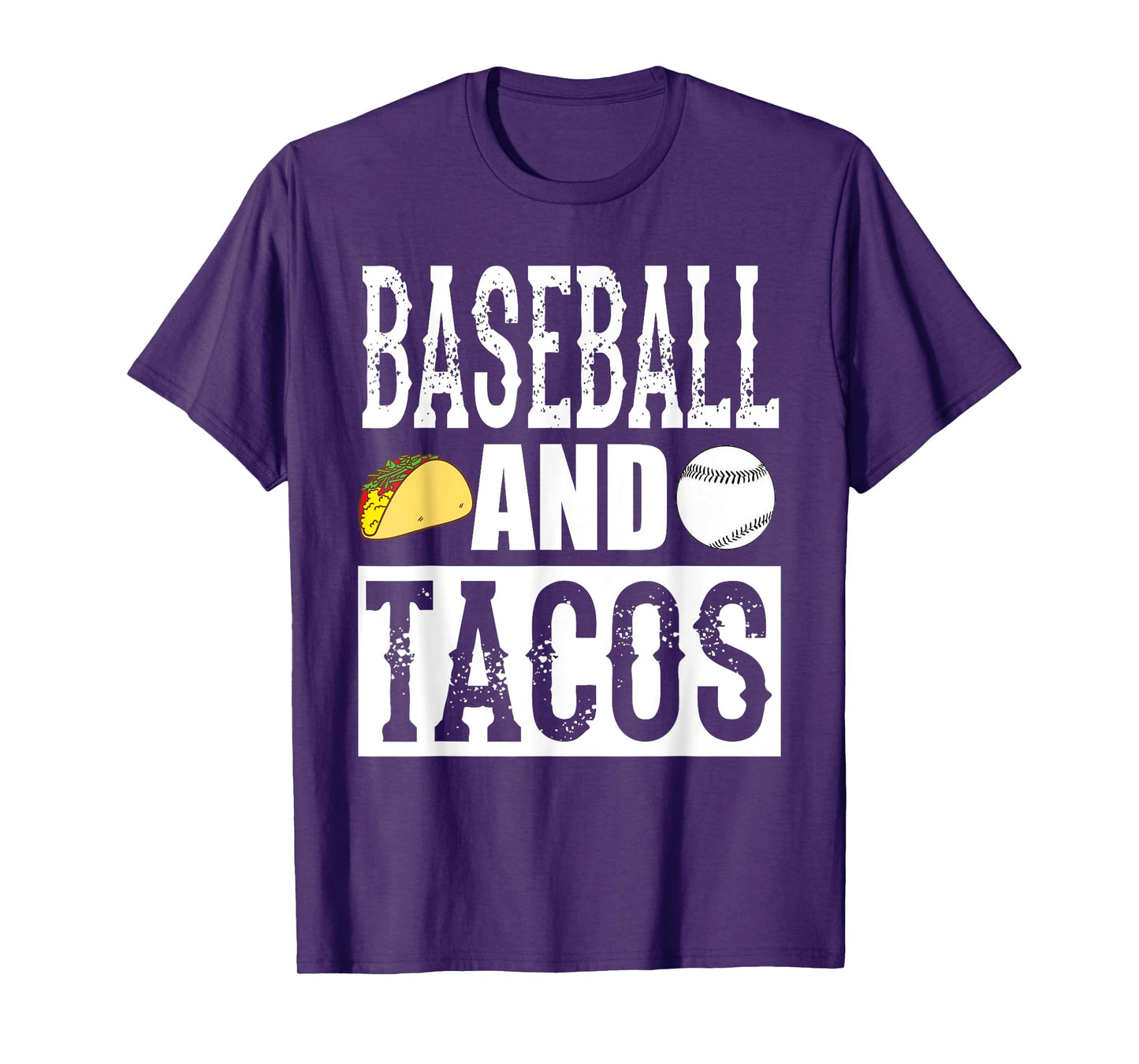 Baseball and Tacos Funny Taco T-Shirt T-Shirt