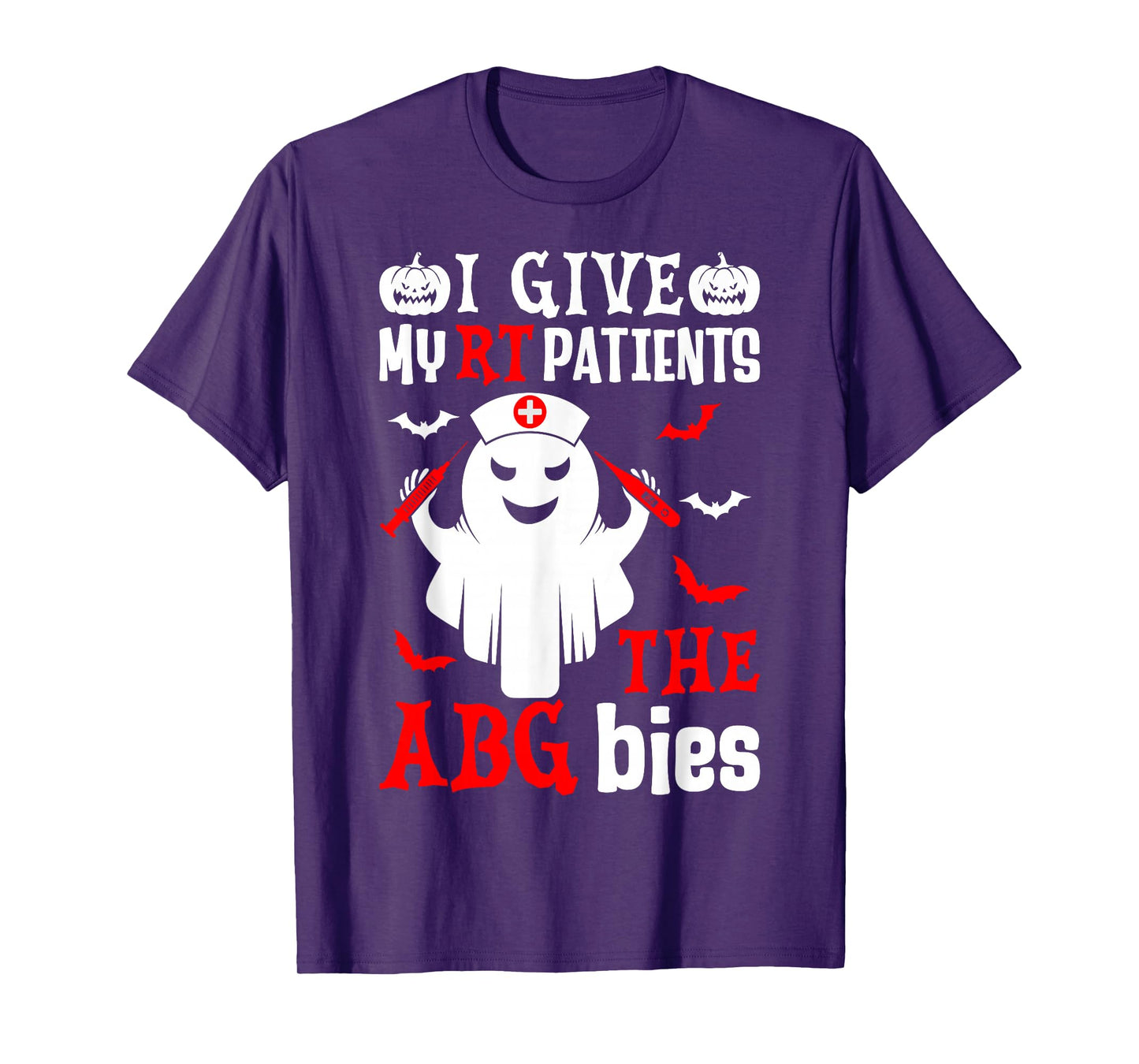 Ghost Respiratory Therapist I Give My Patients the Abgbies T-Shirt