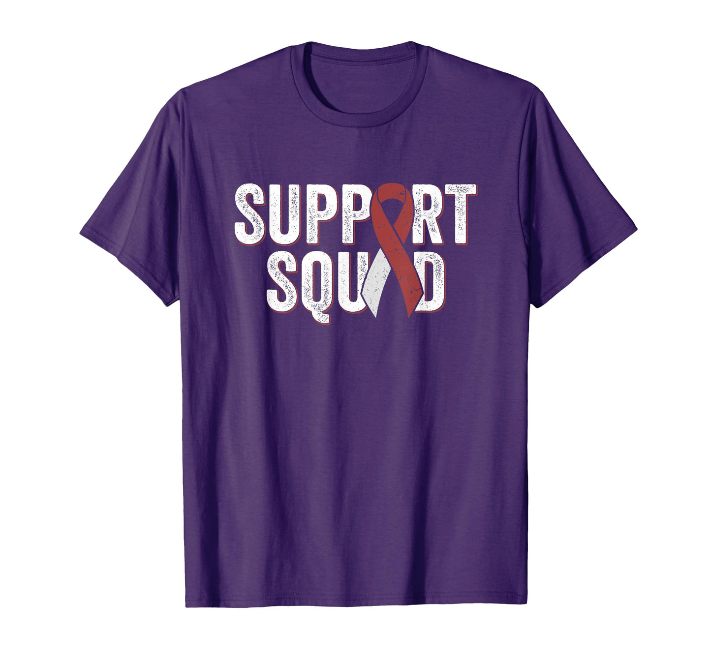 Head and Neck, Throat, Oral Cancer Support Squad T-Shirt
