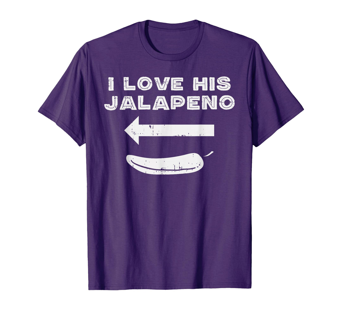Cinco De Mayo Matching Couple Love His Jalapeno Women Girl T-Shirt