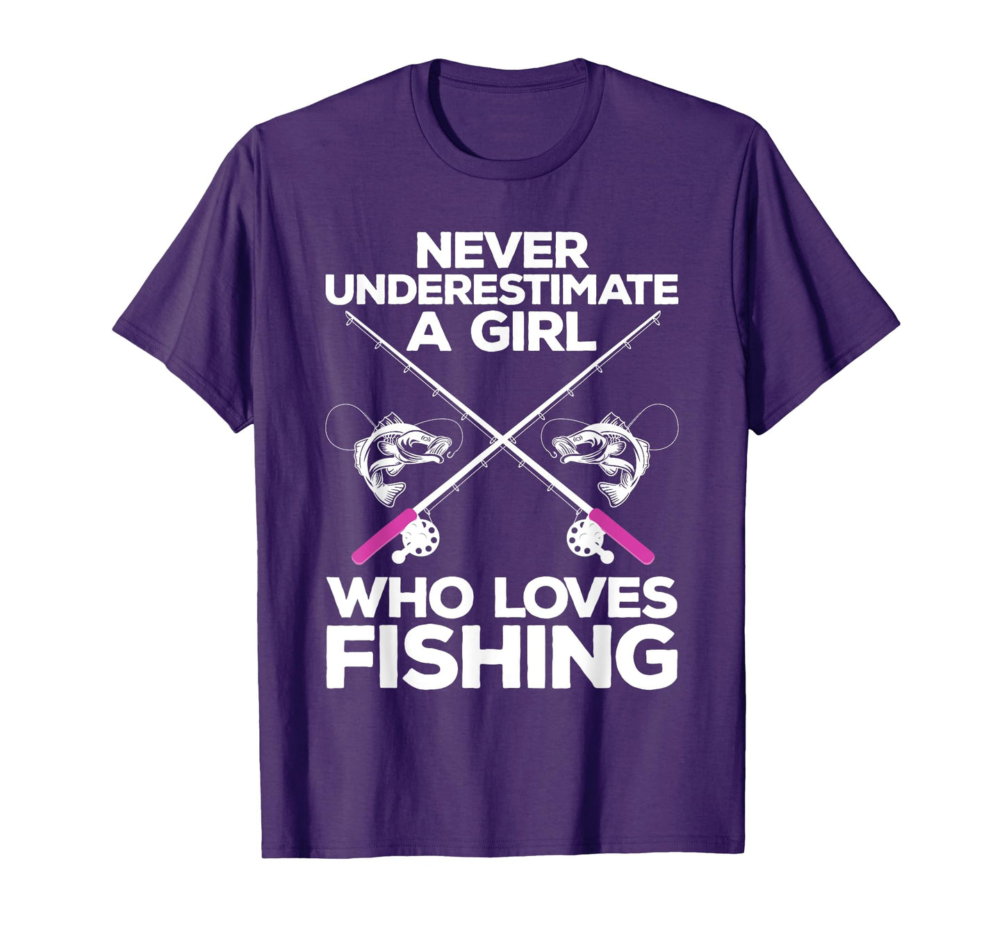 Cool Fishing For Women Girls Fisherman Fish Lure Saltwater T-Shirt